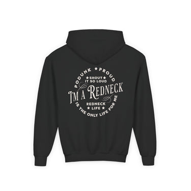 Youth Redneck Life Country Concert Hoodie - Sunlit Funlit | Graphic Tees for Country Concert Addicts